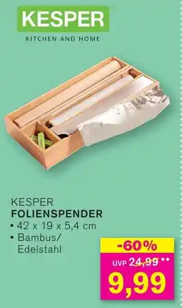 KODi KESPER FOLIENSPENDER Angebot