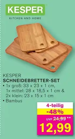 KODi KESPER SCHNEIDEBRETTER-SET Angebot