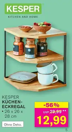 KODi KESPER KÜCHEN- ECKREGAL Angebot