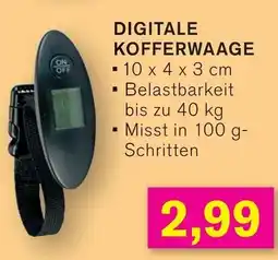 KODi DIGITALE KOFFERWAAGE Angebot
