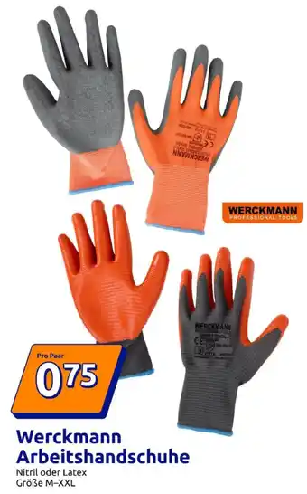 Action Werckmann Arbeitshandschuhe Angebot