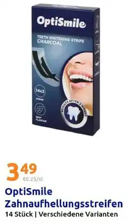 Action OptiSmile Zahnaufhellungsstreifen Angebot