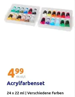Action Acrylfarbenset Angebot