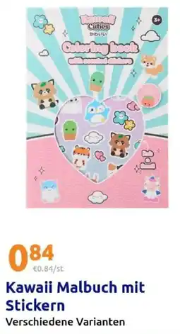 Action Kawaii Malbuch mit Stickern Angebot