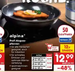Netto Marken-Discount alpina Profi Alugusspfannen Angebot