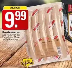 WEZ Rostbratwurst Angebot
