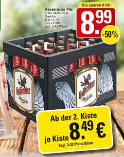 WEZ Hasseröder Pils Angebot