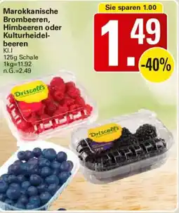 WEZ Marokkanische Brombeeren, Himbeeren oder Kulturheidelbeeren Angebot