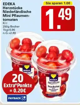 WEZ EDEKA Herzstücke Niederländische Mini Pflaumentomaten Angebot