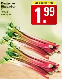 WEZ Deutscher Rhabarber Angebot