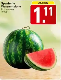 WEZ Spanische Wassermelone Angebot