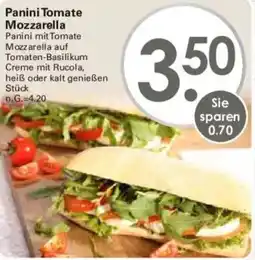 WEZ Panini Tomate Mozzarella Angebot