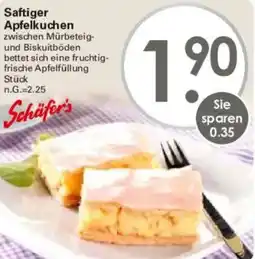 WEZ Saftiger Apfelkuchen Angebot