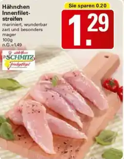 WEZ Hähnchen Innenfiletstreifen Angebot