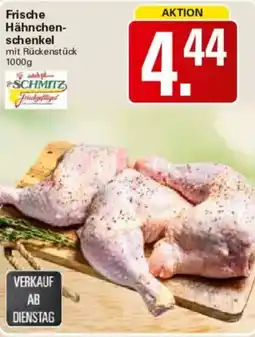 WEZ Frische Hähnchenschenkel Angebot