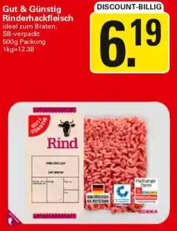 WEZ Gut & Günstig Rinderhackfleisch Angebot