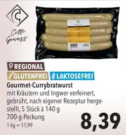 CITTI Markt Gourmet-Currybratwurst Angebot