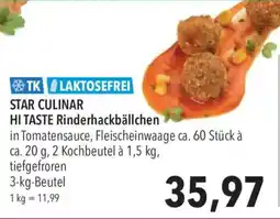 CITTI Markt STAR CULINAR HI TASTE Rinderhackbällchen Angebot