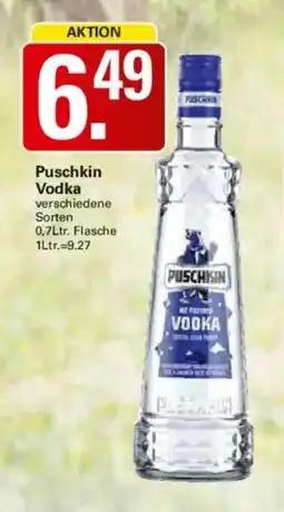 WEZ Puschkin Vodka Angebot
