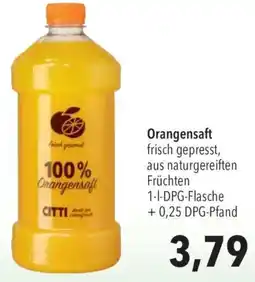 CITTI Markt Orangensaft Angebot