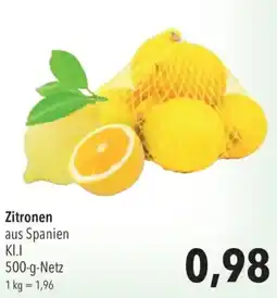 CITTI Markt Zitronen Angebot