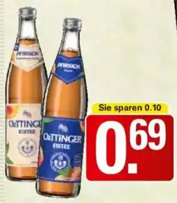 WEZ Oettinger Eistee Angebot