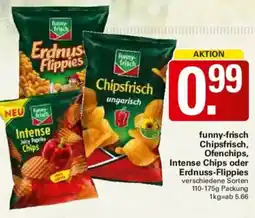 WEZ funny-frisch Chipsfrisch, Ofenchips, Intense Chips oder Erdnuss-Flippies Angebot