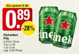 WEZ Heineken Pils Angebot