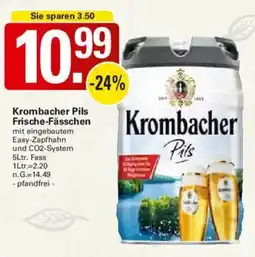 WEZ Krombacher Pils Frische-Fässchen Angebot