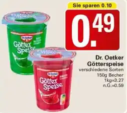 WEZ Dr. Oetker Götterspeise Angebot