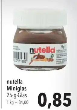 CITTI Markt nutella Miniglas Angebot