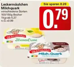 WEZ Leckermäulchen Milchquark Angebot