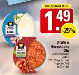 WEZ EDEKA Herzstücke Dip Angebot