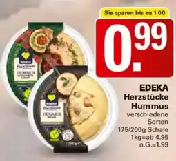 WEZ EDEKA Herzstücke Hummus Angebot