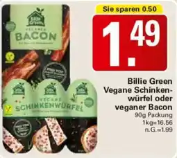 WEZ Billie Green Vegane Schinkenwürfel oder veganer Bacon Angebot