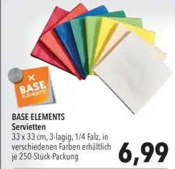 CITTI Markt BASE ELEMENTS Servietten Angebot