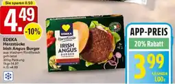 WEZ EDEKA Herzstücke Irish Angus Burger Angebot