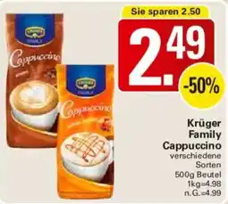 WEZ Krüger Family Cappuccino Angebot