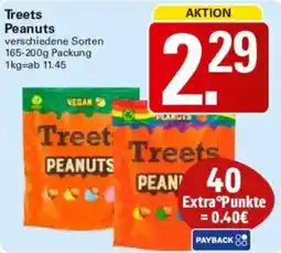 WEZ Treets Peanuts verschiedene Sorten Angebot