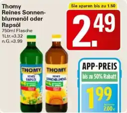 WEZ Thomy Reines Sonnen- blumenöl oder Rapsöl Angebot