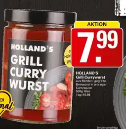 WEZ HOLLAND'S Grill Currywurst Angebot
