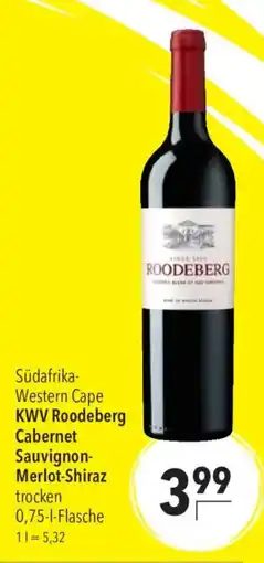 CITTI Markt KWV Roodeberg Cabernet Sauvignon- Merlot-Shiraz trocken Angebot