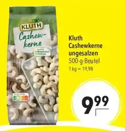 CITTI Markt Kluth Cashewkerne ungesalzen Angebot