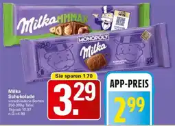 WEZ Milka Schokolade Angebot