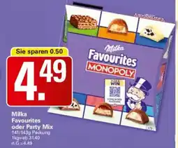 WEZ Milka Favourites oder Party Mix Angebot
