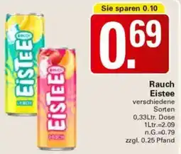 WEZ Rauch Eistee Angebot
