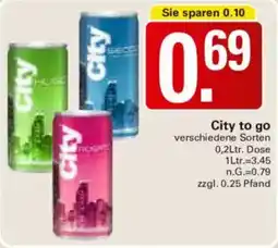 WEZ City to go Angebot