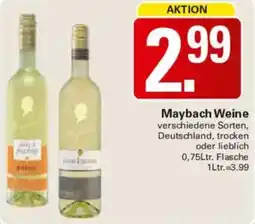 WEZ Maybach Weine Angebot