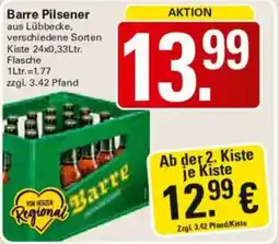 WEZ Barre Pilsener Angebot