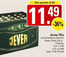 WEZ Jever Pils Angebot